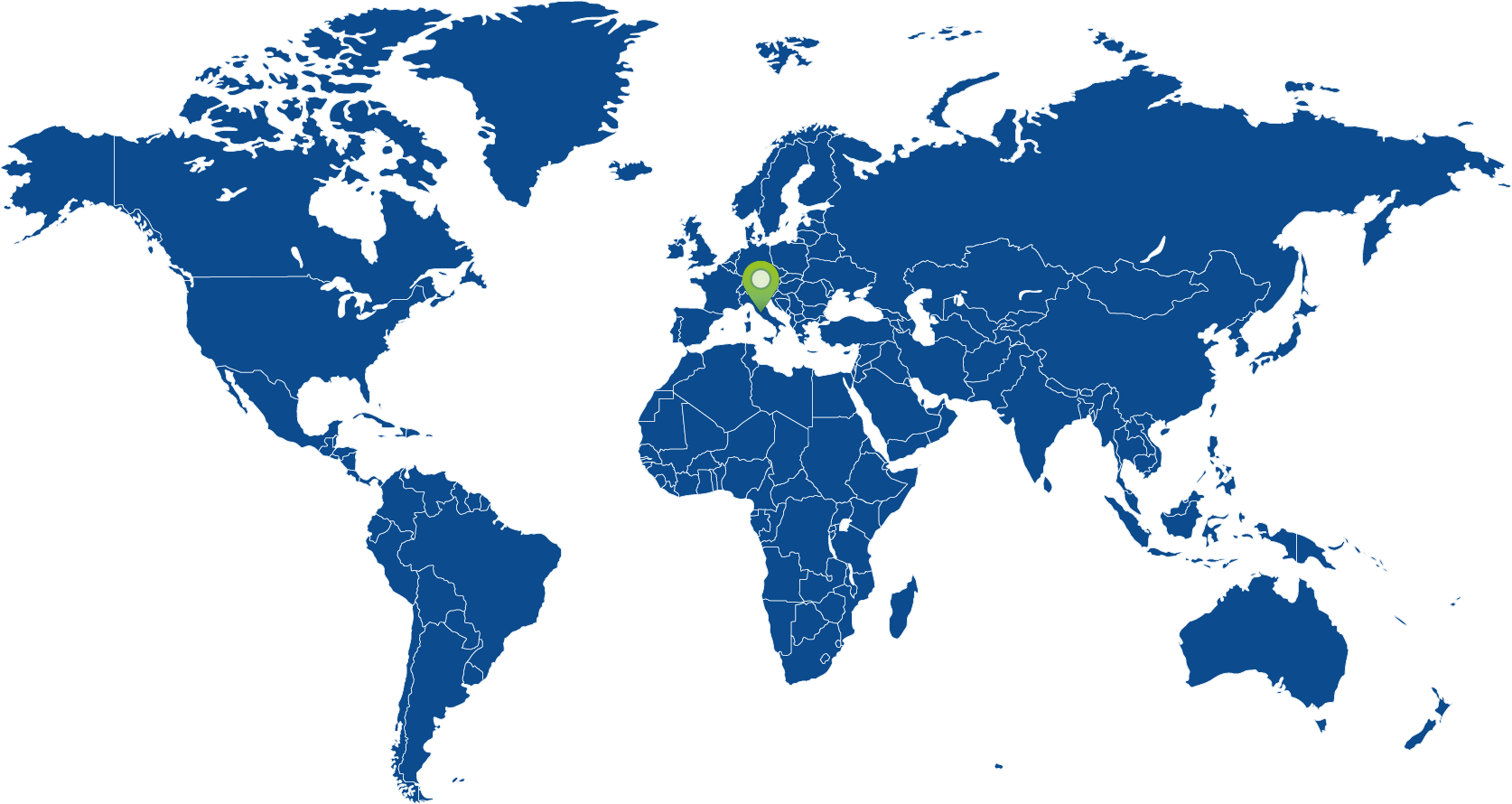 wereldkaart Italy Herd managment software Italy